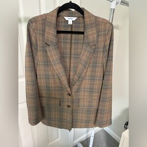 Old Navy Brown Houndstooth Blazer